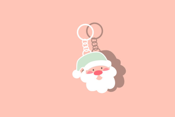Christmas Decor Key Chain Santa Design Review