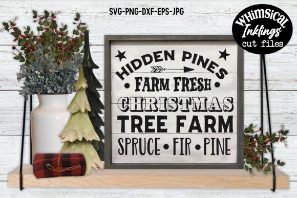 Hidden Pines Christmas Tree Farm Illustrations