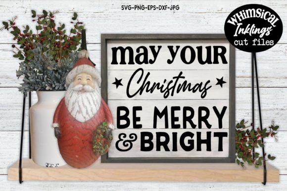 May Your Christmas Be Merry Illustrations for Digital Selling