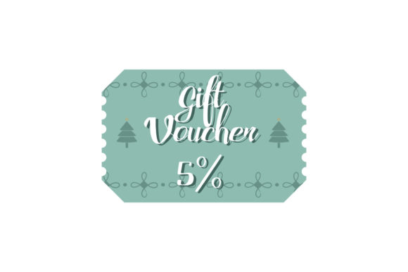 Merry Christmas Gift Voucher Design Art for Blog and Web Use
