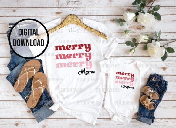 Merry Merry Merry Christmas Illustrations