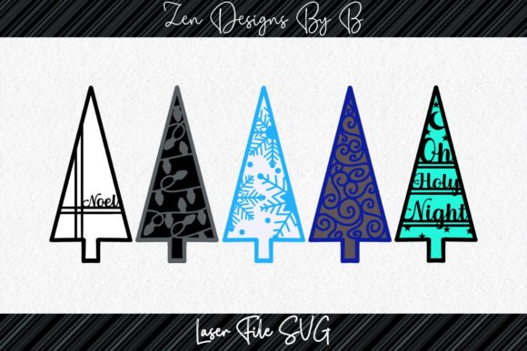 Standing Christmas Tree Laser File for Crafters and Handmade Businesses